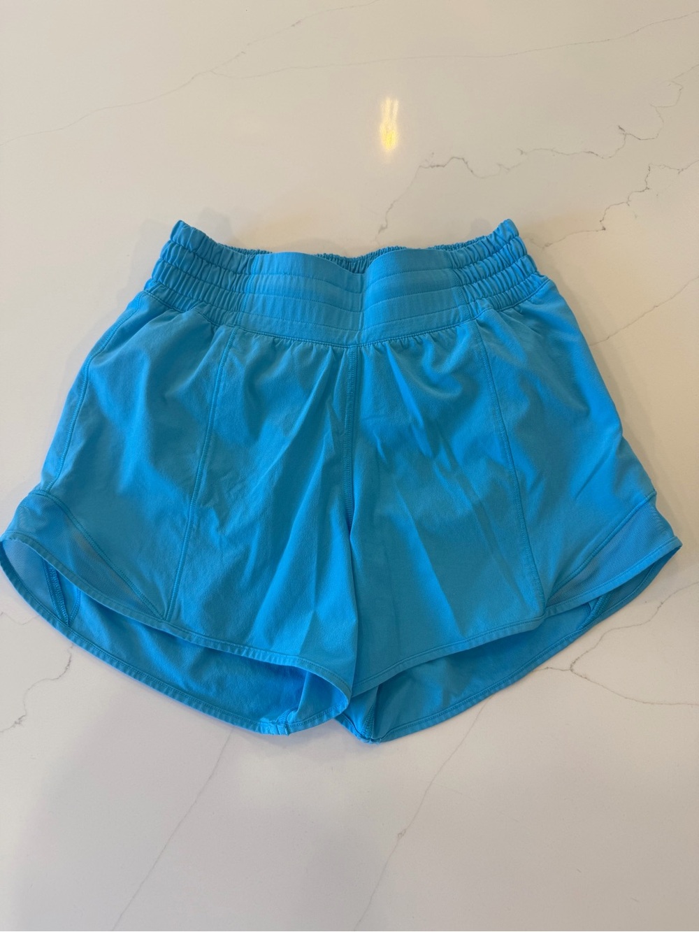 lululemon athletica turquoise athletic shorts